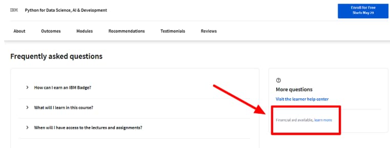 Coursera Financial Aid